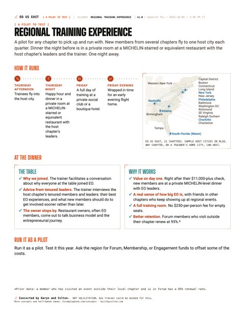 Preview of the Forum Playbook theme, light PDF